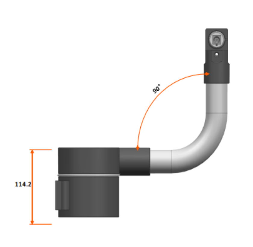Detailed Size for Tool Setting Arm